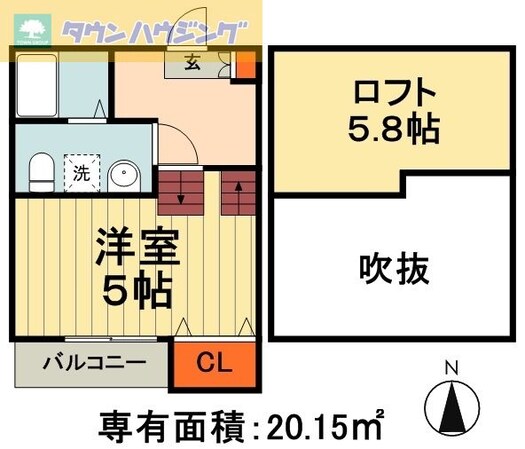 オーク蘇我の物件間取画像